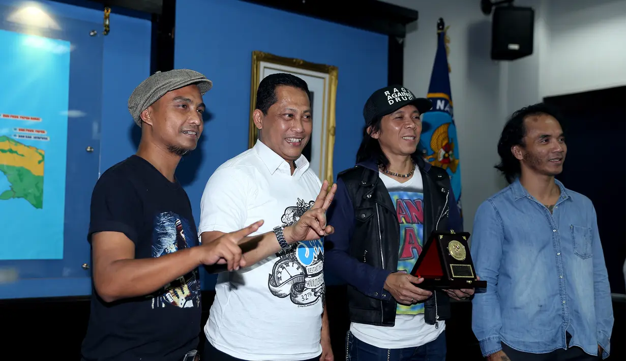 "Kemana aja lo hari gini masih gitu, kemana aja lo hari gini masih giting" potogan lirik yang dibawakan Kaka. (Andy Masela/Bintang.com)