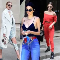 Penampilan super model Gigi, Bella Hadid dan Kendall Jenner