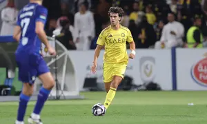 Aksi Joao Felix di laga Liga Arab Saudi antara Al Fateh vs Al Nassr, 15 Februari 2026. (Official X Al Nassr)