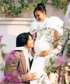 Maternity shoot Shenina Cinnamon dan Angga Yunanda mengusung tema aristokrat Eropa. Sentuhan perhiasan Bvlgari bernilai miliaran rupiah melengkapi tampilannya. (@angga)