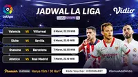 Jadwal Live Streaming Liga Spanyol Pekan ke-26 di Vidio: Derby Madrid Curi Perhatian