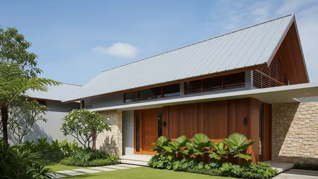 Desain Rumah Minimalis Atap Galvalum
