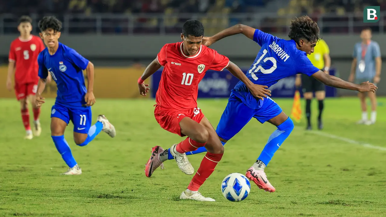 Timnas Indonesia U-16 vs Singapura: Grup A Piala AFF U-16 2024