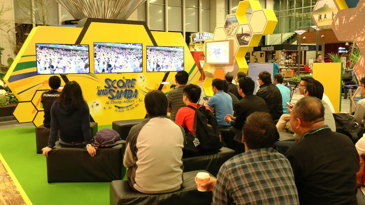 Changi Airport - Free Live Screening of World Cup 2014