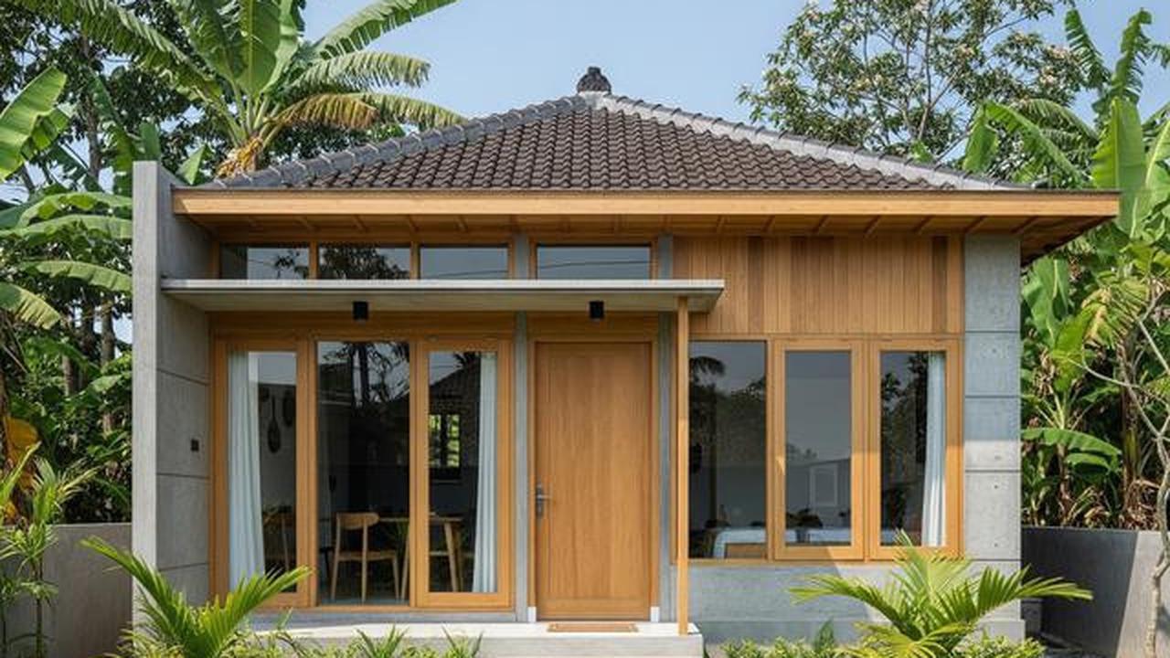 9 Inspirasi Rumah Kampung Modern dengan Halaman Hijau, Adem dan Estetis