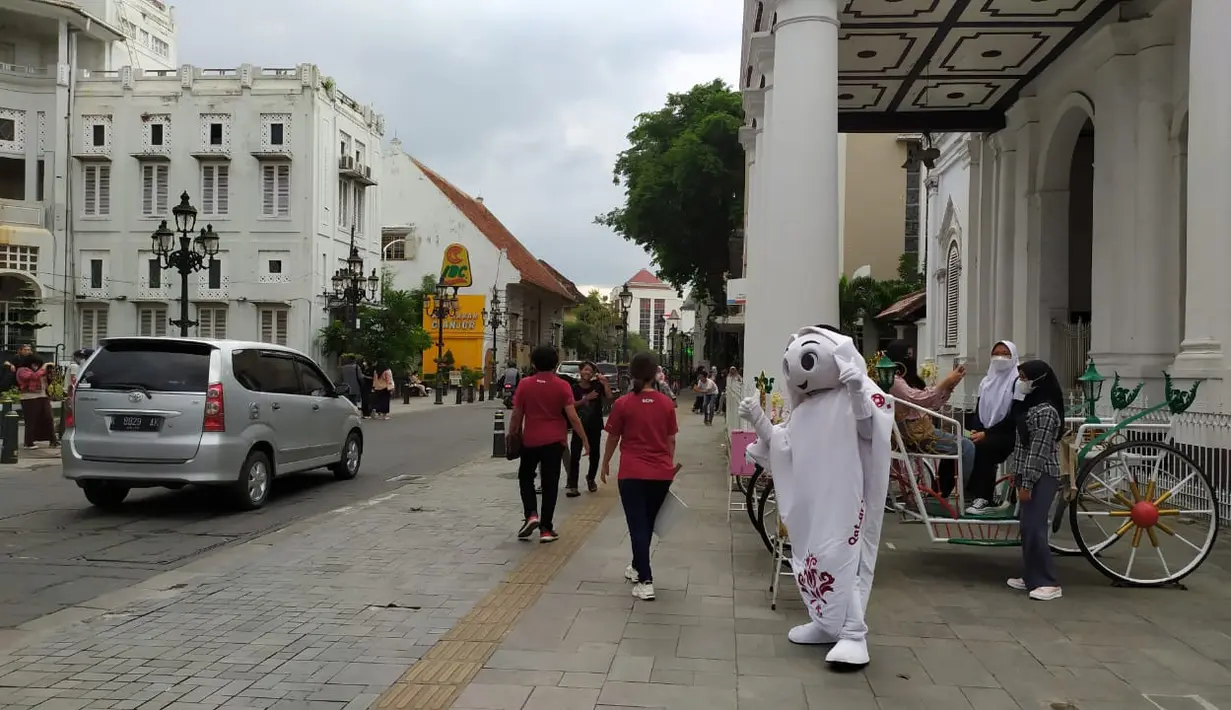Kehadiran La’eeb juga akan menyemarakkan Car Free Day yang berlangsung di masing-masing kota. (Procomm Surya Citra Media)