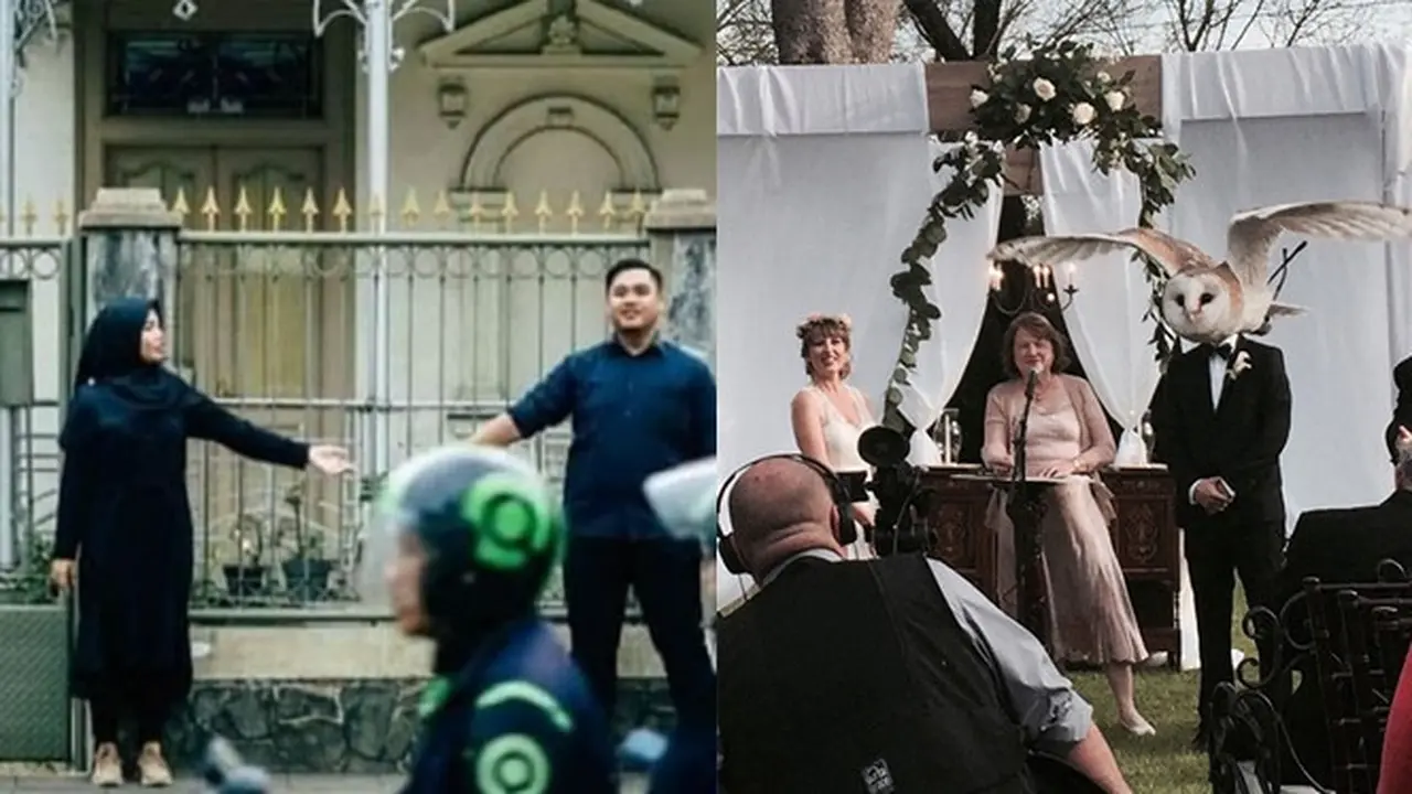 6 Momen Apes saat Foto Prewedding Ini Bikin Calon Pengantin Senyum Tipis
