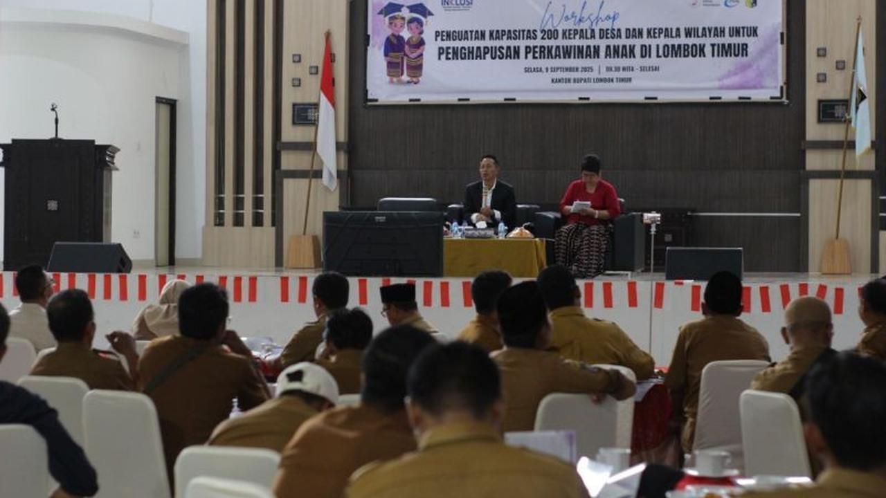 Tahukah Anda? Pemkab Lombok Timur Perkuat Kepala Desa Cegah Perkawinan Anak Demi Indonesia Emas 2045