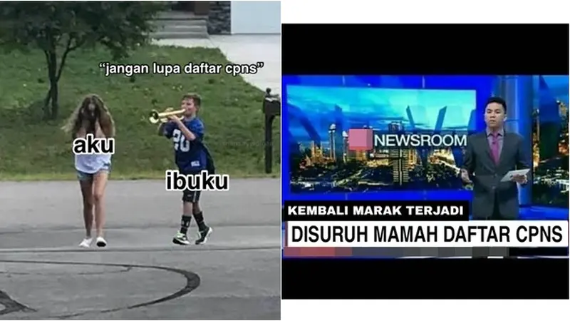 6 Meme Lowongan Pendaftaran CPNS, Ibu-Ibu Antusias Suruh Anaknya