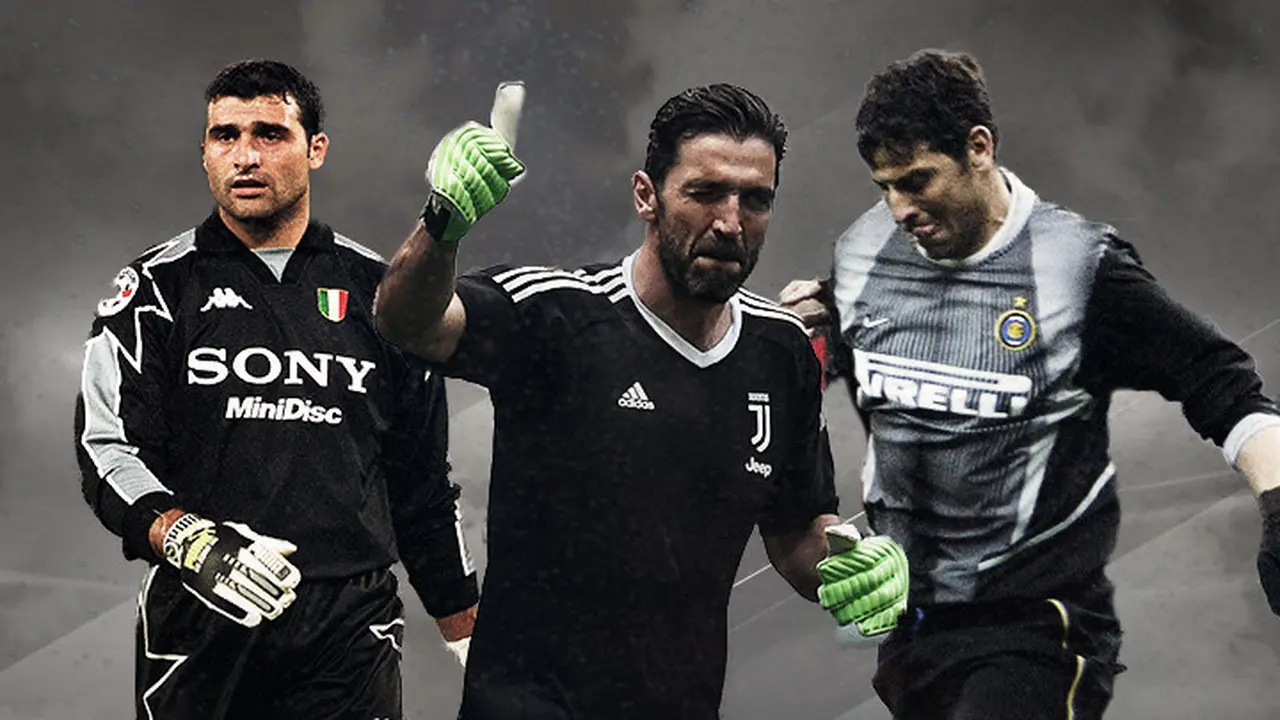 Gianluigi Buffon, Angelo Peruzzi dan Francesco Toldo