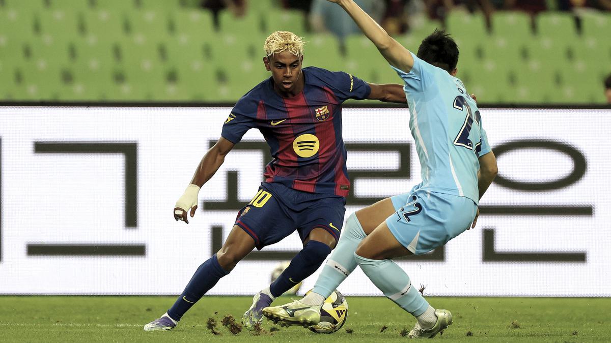Daegu vs Barcelona: Gerak Tipu ala Messi, Flair Khas Neymar, Yamal Tak Butuh Gol untuk Pukau Publik Korea Selatan