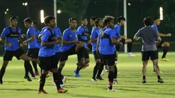 Timnas Indonesia proyeksi SEA Games 2021 bakal melakukan laga uji coba melawan Tira Persikabo, Rabu (3/3/2021). (Foto: Bola.com/M Iqbal Ichsan)