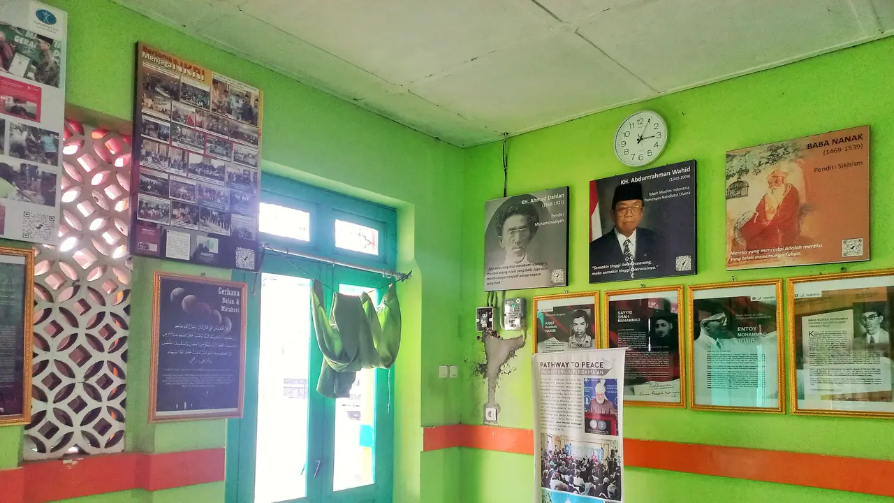 Suasana Tabligh Center, Jemaat Ahmadiyah Solo Sabtu (30/12/2023).