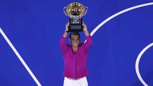 Pecahkan Rekor Grand Slam, Rafael Nadal Juara Australia Open 2022