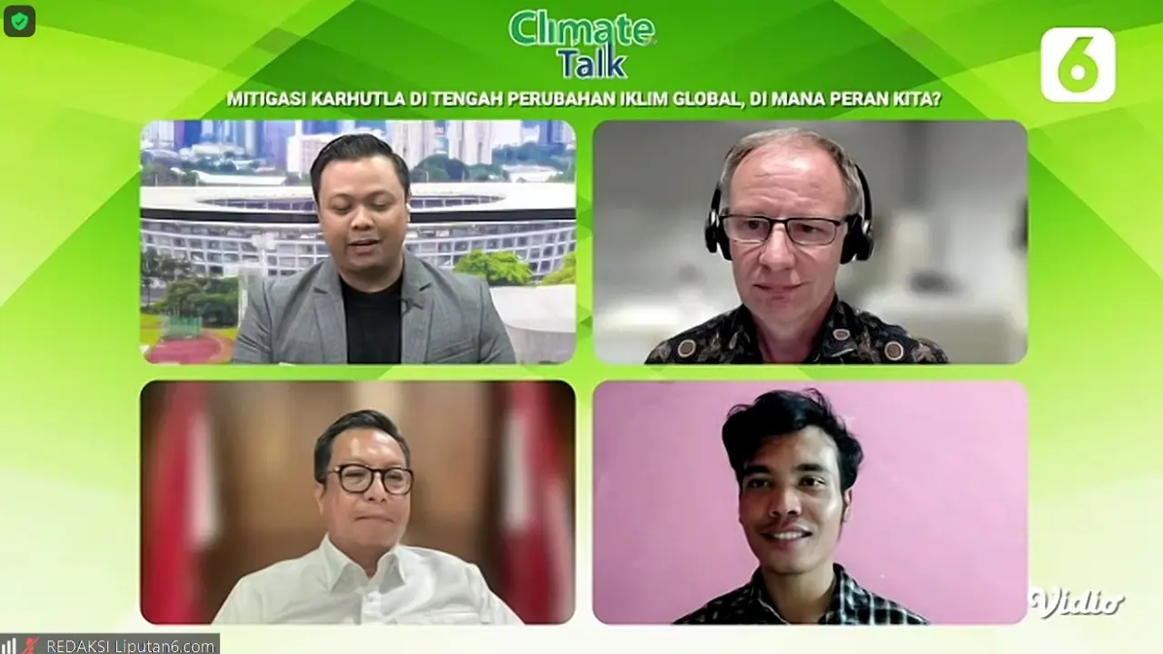 Liputan 6 Climate Talk: Mitigasi Karhutla di Tengah Perubahan Iklim Global, di Mana Peran Kita?