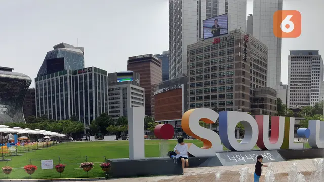 Kota Seoul, Korea Selatan di tengah pelonggaran aturan COVID-19. (Liputan6.com/ Tanti Yulianingsih)