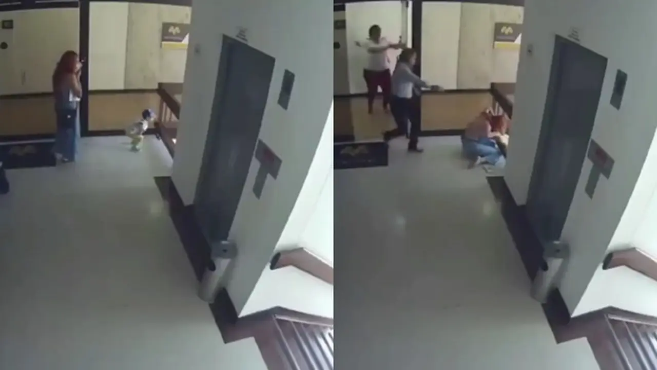 Aksi ibu selamatkan anaknya yang hampir jatuh dari ketinggian