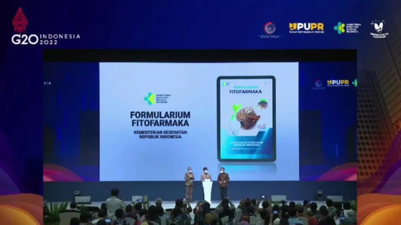 Kementerian Kesehatan RI meluncurkan formularium fitofarmaka.(Dok: Kemenkes RI)