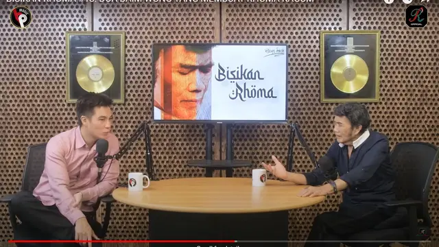 Baim Wong di Podcats Bisikan Rhoma