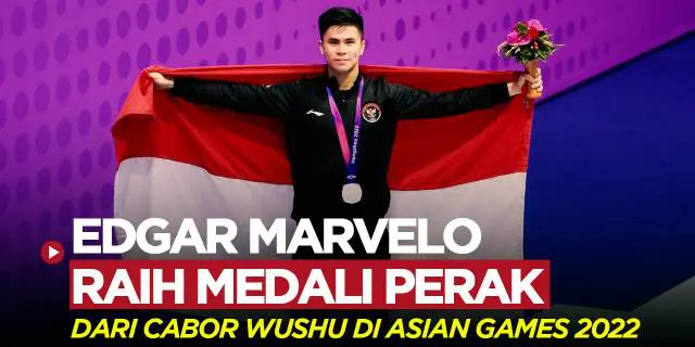 VIDEO: Atlet Wushu Indonesia Edgar Xavier Persembahkan Medali Perak di Asian Games 2022