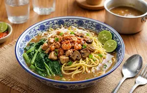 Resep Mie Kangkung Betawi Kuah Kental yang Gurih Segar