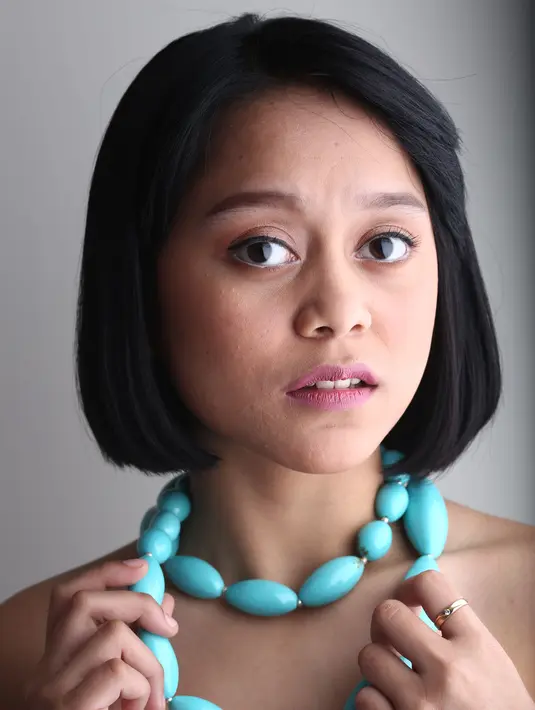 Suara merdunya, membuat gadis remaja asal Bandung ini berhasil membuat publik terheran-heran. (Galih W Satria/Bintang.com)