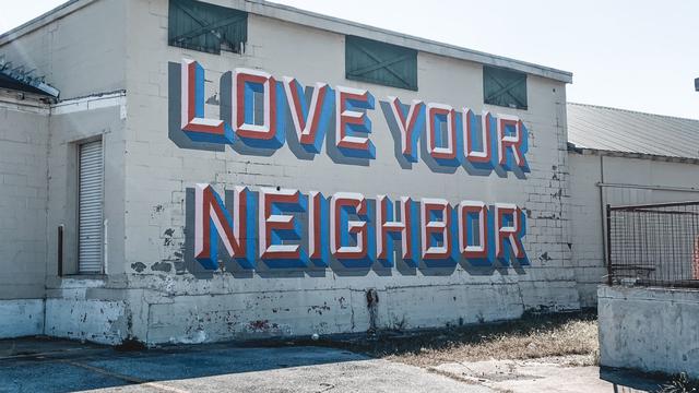 Ilustrasi bertetangga