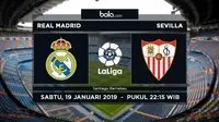 La Liga: Data dan Fakta Real Madrid vs Sevilla