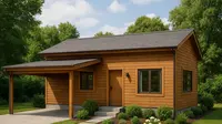 10 Desain Rumah Kayu 6 x 12 yang Asri, Cocok Buat Kamu yang Mau Tampil Beda