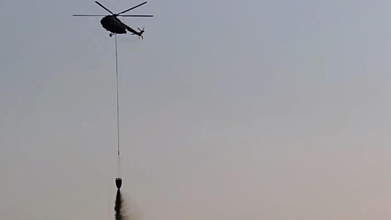 Helikopter Water Bombing Dikerahkan Atasi Karhutla Kalsel