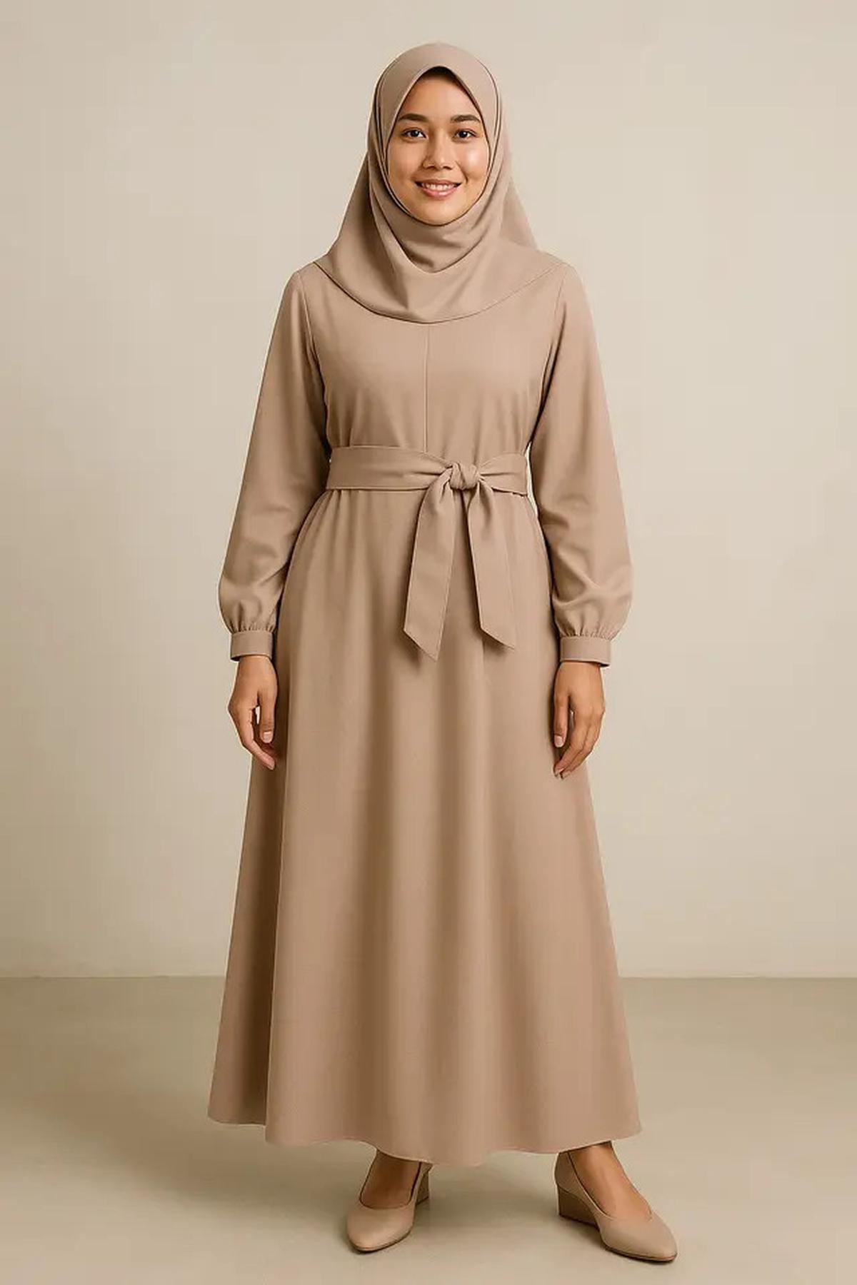 10 Model Gamis Wanita Sederhana yang Syari Tapi Tetap Elegan, Cocok untuk yang Aktif di 2025