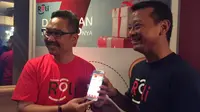 Peluncuran aplikasi konten dan promo ROLi dari Telkomsel di Jakarta, Selasa (19/9/2017). (Liputan6.com/Jeko Iqbal Reza)