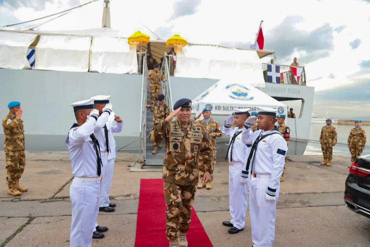 FOTO: Kasal Perkuat Diplomasi Maritim RI dalam Kunjungan ke Lebanon