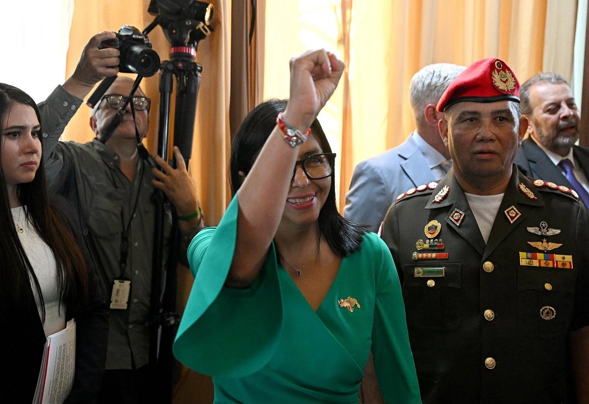 FOTO: Delcy Rodríguez Menjabat Presiden Sementara Venezuela