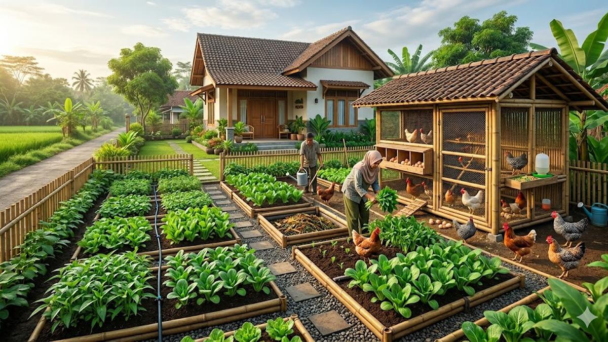 7 Ide Pertanian Terpadu dengan Sistem Zero Waste di Halaman Rumah dengan Modal Terjangkau