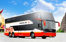 PO Harapan Jaya Hadirkan Bus Double Decker Mewah, Bodi Pabrikan Adiputro dan Sasis dari Scania