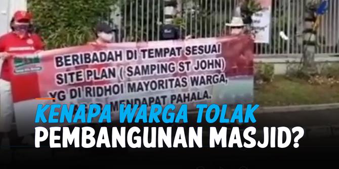VIDEO: Warga Villa Meruya Tolak Pembangunan Masjid, Ada Apa?