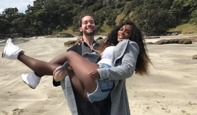 Serena Williams dan tunangannya, Alexis Ohanian (foto: Istimewa)