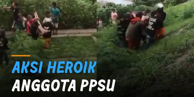 VIDEO: Selamatkan Bocah Tenggelam, Aksi Heroik Anggota PPSU Dapatkan Apresiasi Wakil Gubernur