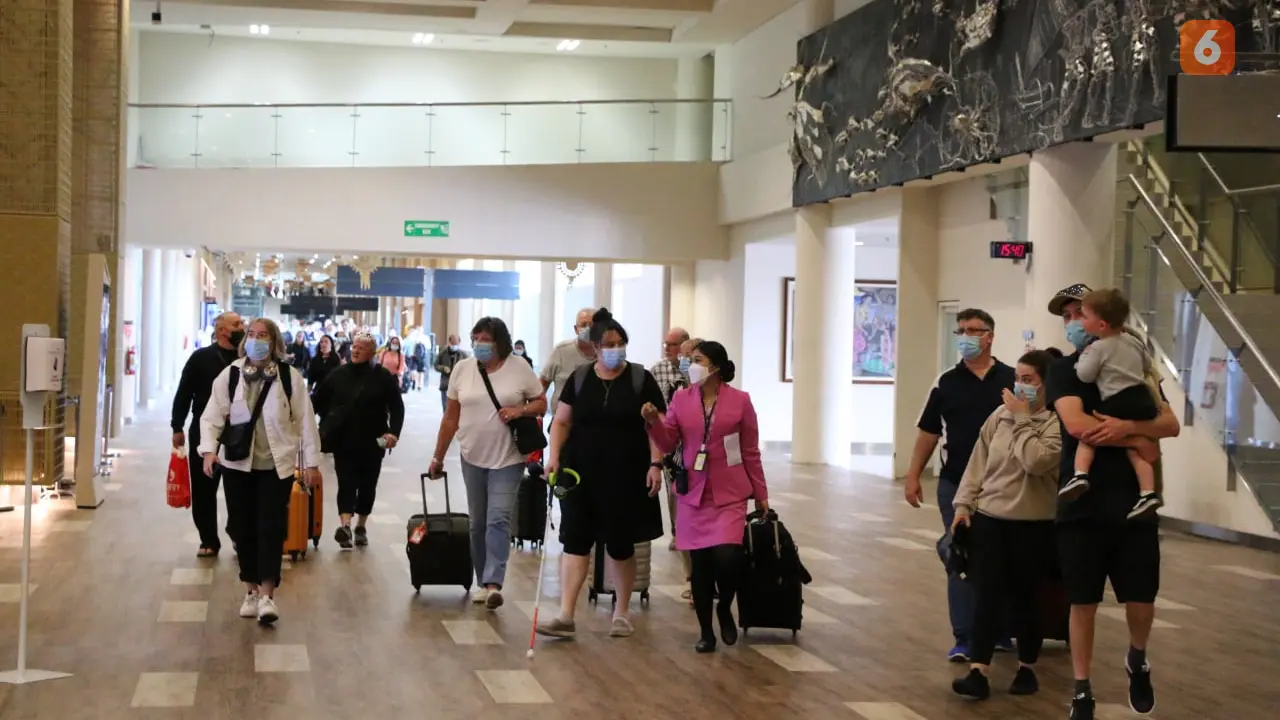 Suasana Bandara Internasional I Gusti Ngurah Rai Bali