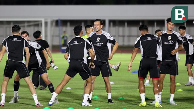 Timnas Indonesia latihan jelang hadapi Australia di Kualifikasi Piala Dunia 2026