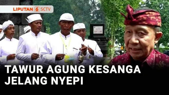 VIDEO: Jelang Hari Raya Nyepi, Upacara Tawur Agung Kesanga Digelar di Candi Prambanan