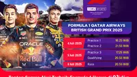 Link Live Streaming Nonton Formula 1 Qatar Airways British Grand Prix 2025 di Vidio