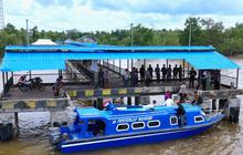 Lewat Jalur Laut, Polri Datangi Kampung Terluar di Siak Cek Persiapan Pilkada