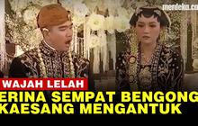 VIDEO: Wajah Lelah Kaesang-Erina di Pelaminan, Sempat Bengong hingga Menguap Ngantuk