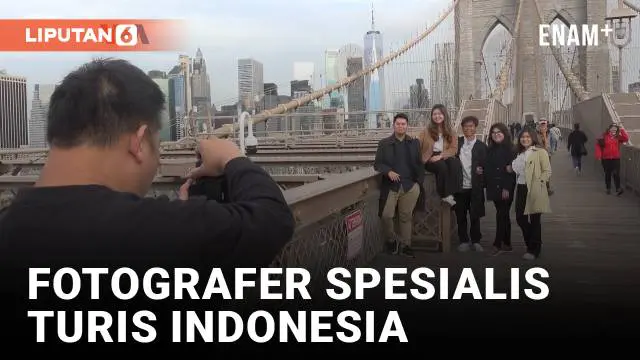 New York, salah satu kota padat turis di AS, termasuk destinasi favorit pelancong Indonesia. Kini muncul tren turis menyewa fotografer untuk mengabadikan momen langka berkunjung ke negeri paman Sam. Seorang diaspora Indonesia memanfaatkan tren ini. B...