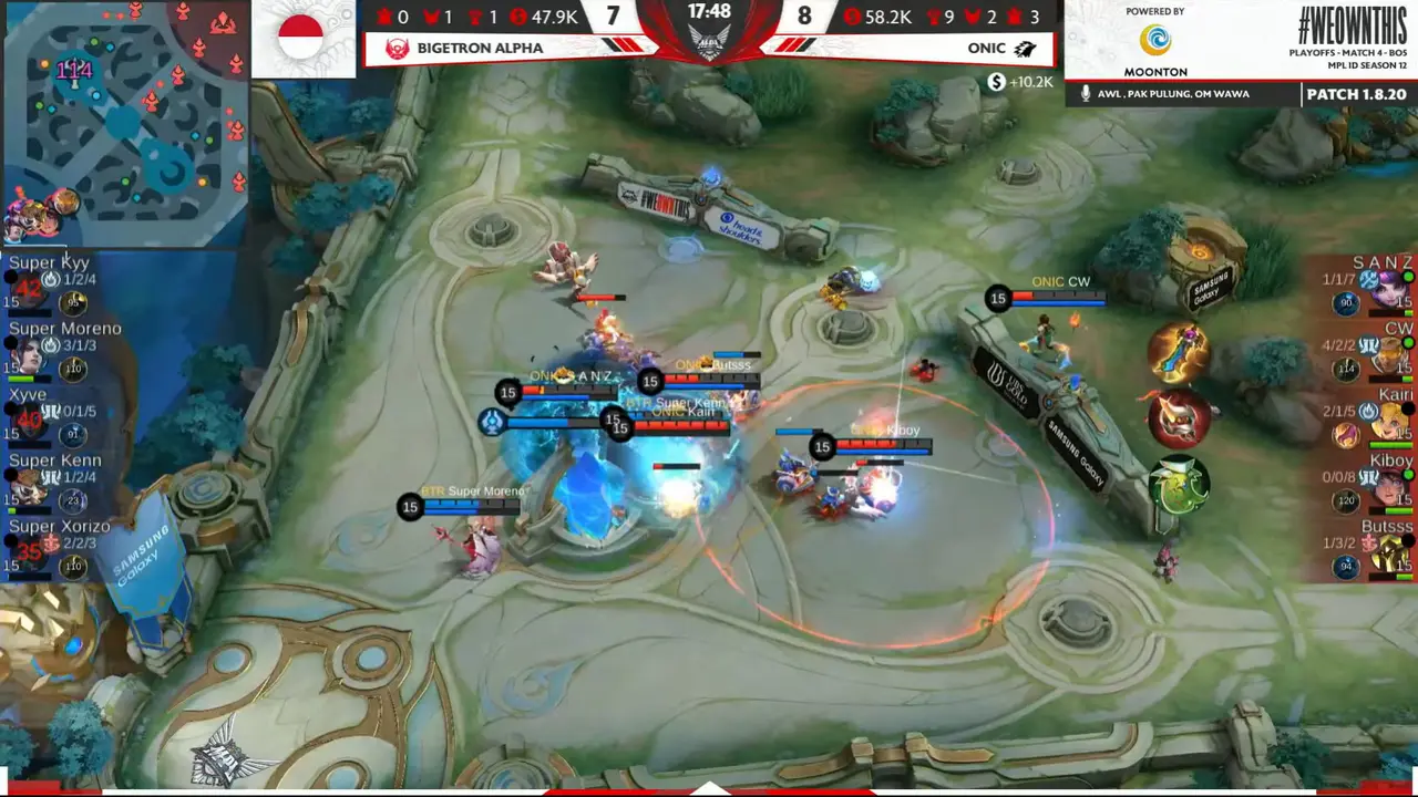Hasil Playoff MPL ID S12 12 Oktober 2023: Onic Tendang Bigetron Alpha ke Lower Bracket