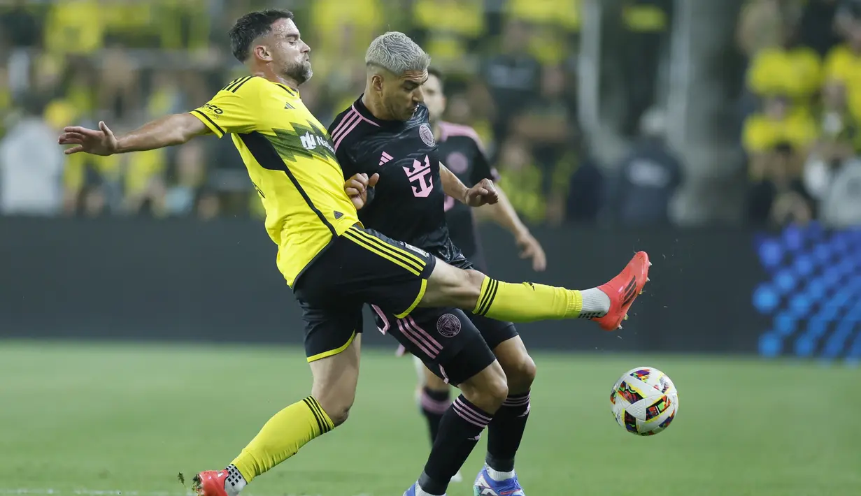 Kemenangan ini membawa Inter Miami menjadi juara musim reguler Major League Soccer (MLS) 2024. (AP Photo/Jay LaPrete)