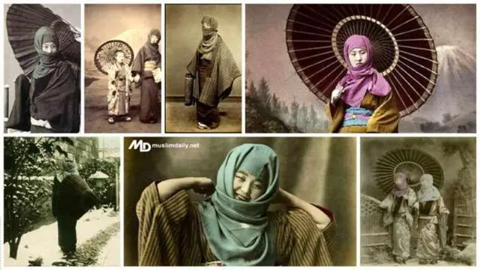 Busana Tradisional Wanita Jepang Ini Mirip Pakaian Syariah Muslim