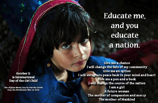 Memberi kesempatan anak perempuan untuk memperoleh pendidikan yang tinggi/copyright http://currentaffairs.adda247.com